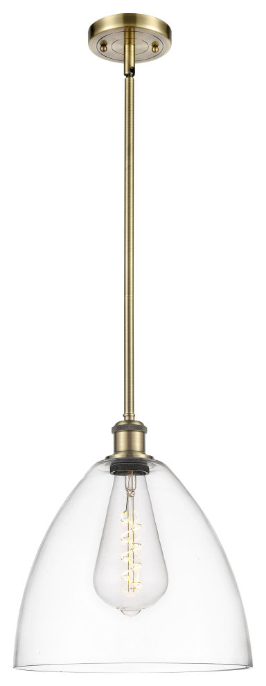 Innovations 516-1S-AB-GBD-122 1-Light Mini Pendant, Antique Brass