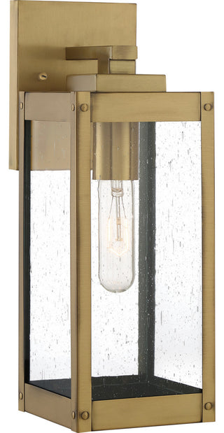 Westover 1-Light Outdoor Lantern, Antique Brass