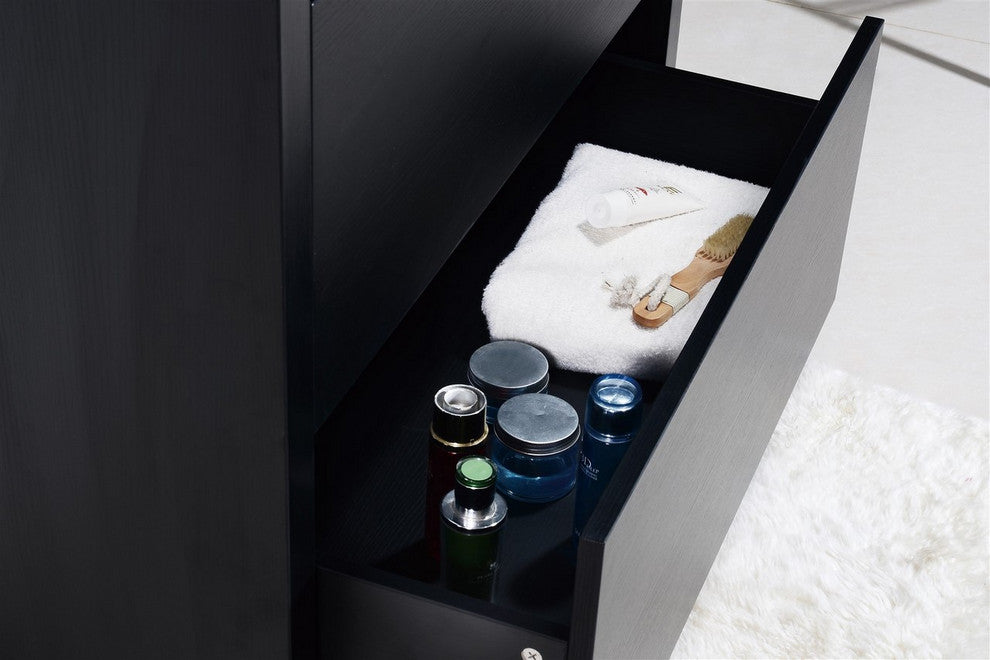 Bliss 40" Free Standing Bathroom Vanity, Black