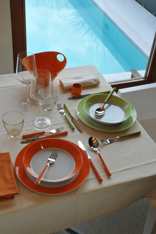 Fantasia Flatware Set, Rust, 20 Pcs.