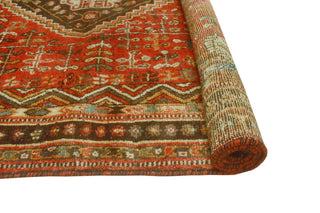 Fine Vintage Distressed Beverley Red/Charcoal Rug, 5'0x7'5