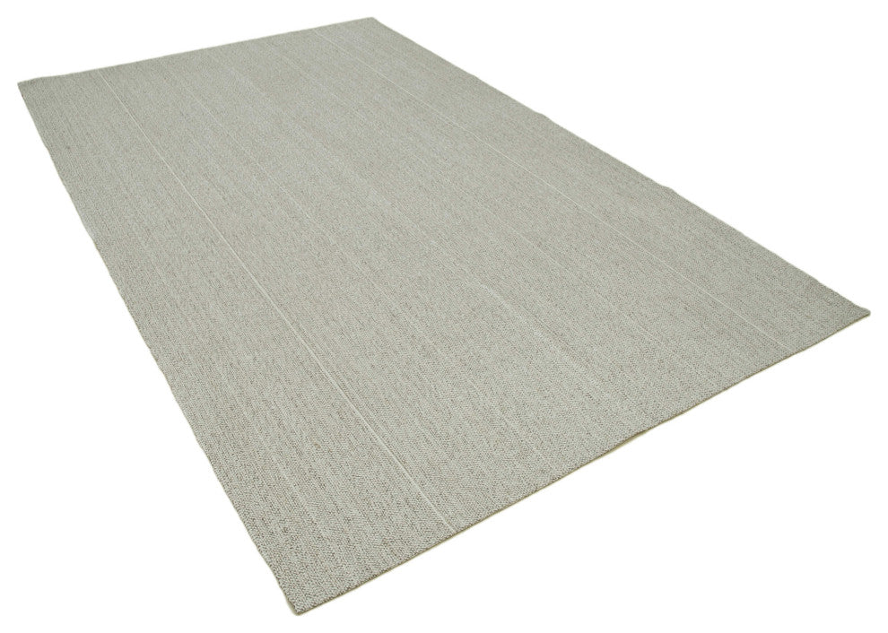 Rug N Carpet - Hand-knotted Turkish 6' 2'' x 9' 11'' Flatweave Wool Kilim Rug