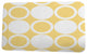 Cuban Flare ModCircles Geometric Print Bath Mat, Yellow, 21"x34"