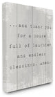 House Full of Laughter Prayer Spiritual Phrase ,1pc, each 24 x 30