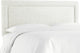 Ana King Upholsterd Border Headboard, Zuma White