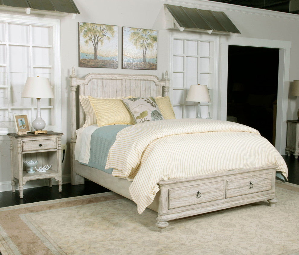 Kincaid Weatherford Open Nightstand, Cornsilk