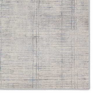 Paolini Striped Cream/ Blue Area Rug 5'3"X8'