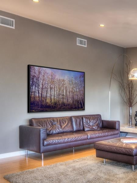 "Forest of Trees" Floater Framed Painting Print on Canvas, 18"x12"