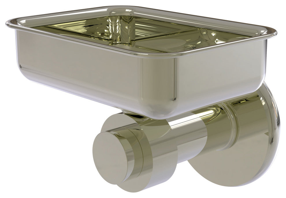 Mercury Wall Mounted Soap Dish, Polished Nickel