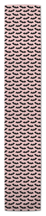 Bats On Pink Pattern 16x90 Table Runner