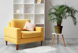 16"x16" Modern Monogram Decorative Throw Pillow, Olive