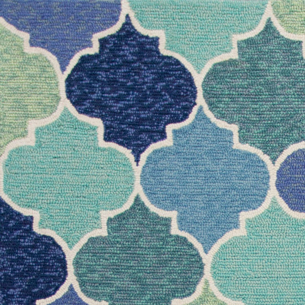 KAS Harbor 4231 Blue Stella Area Rug, 7'6"x9'6"