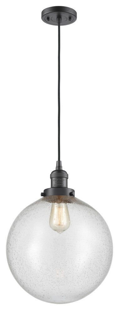 Beacon Mini Pendant, Oil Rubbed Bronze, Seedy