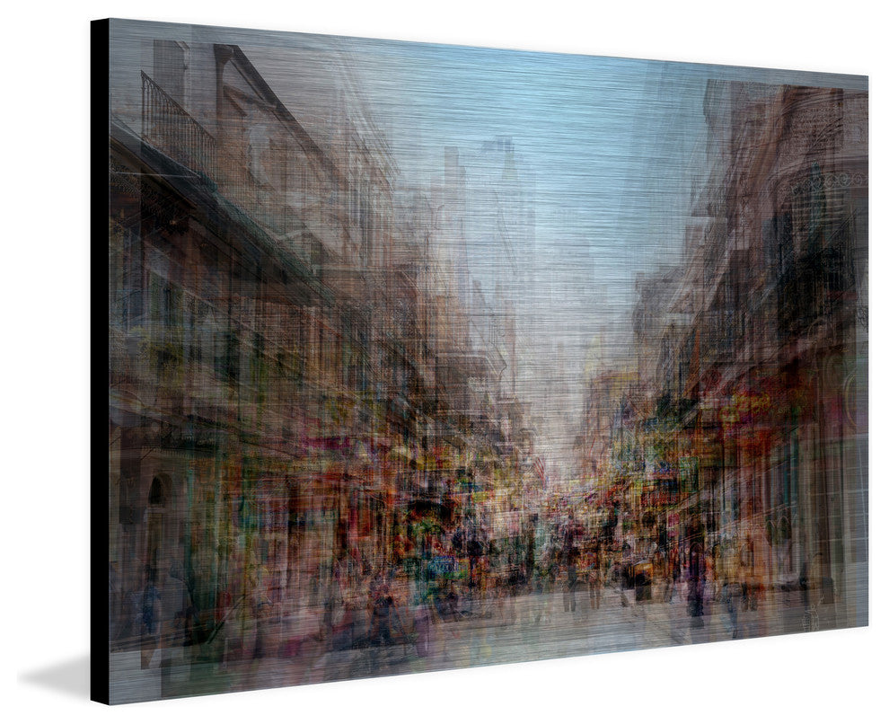 "French Origins" Painting Print, Brushed Aluminum, 45"x30"