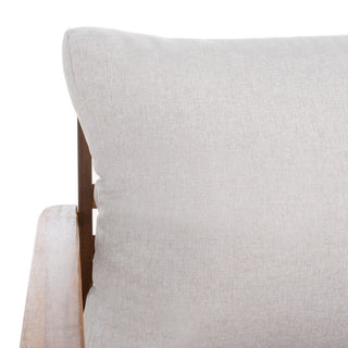 Safavieh Castalia 4Pc Outdoor Living Set, Natural / Light Grey