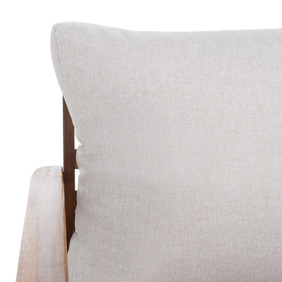 Safavieh Castalia 4Pc Outdoor Living Set, Natural / Light Grey