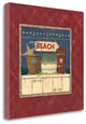 20" Nautical Beach Theme Print on Gallery Wrap Canvas Wall Art