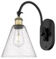 Innovations 518-1W-BAB-GBC-84-LED 1-Light Sconce, Black Antique Brass
