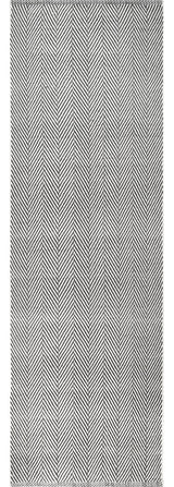 Nuloom Hand Loomed Cotton Kimberely Striped Area Rug, Grey 2'6"x10'