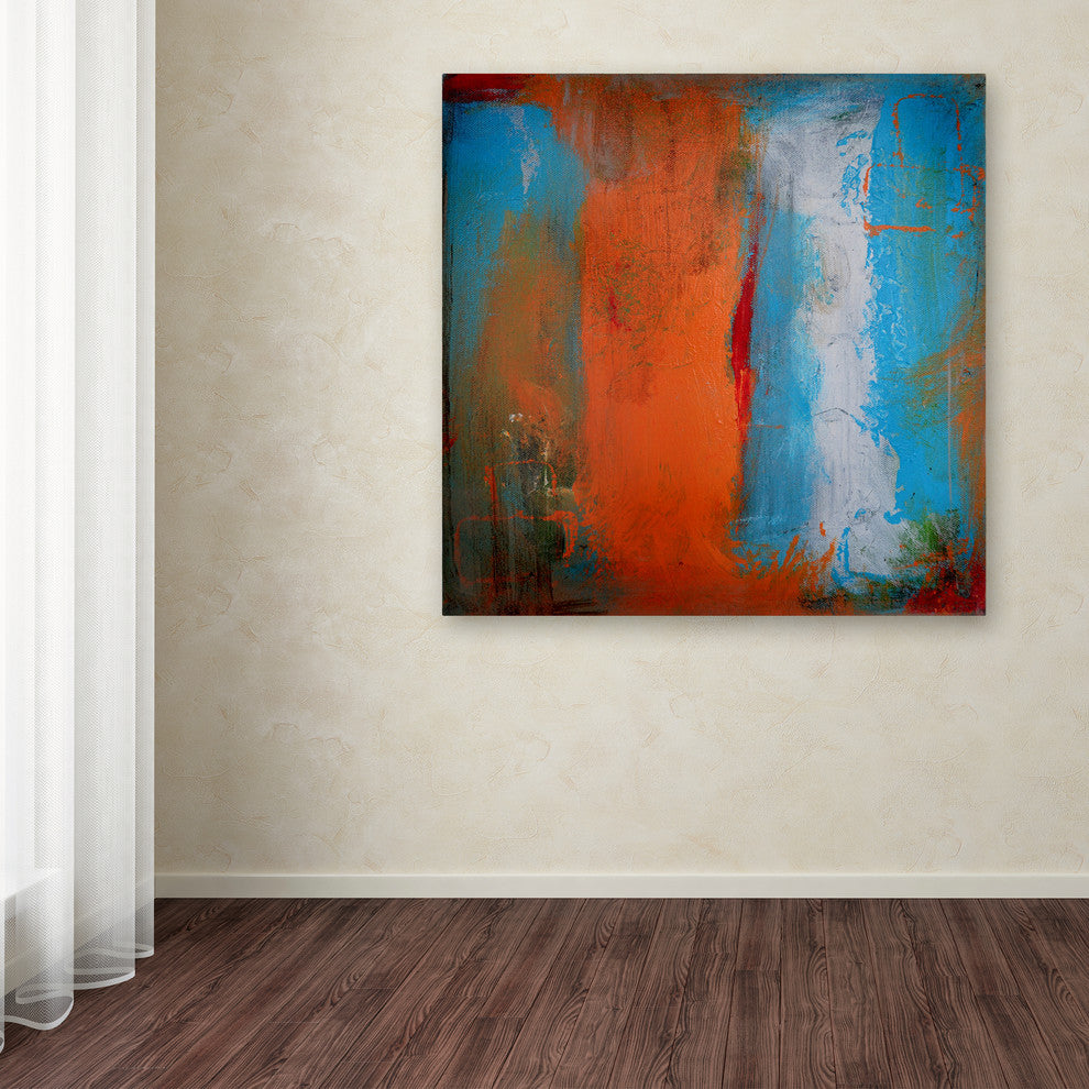 'Orange Swatch' Canvas Art by Nicole Dietz
