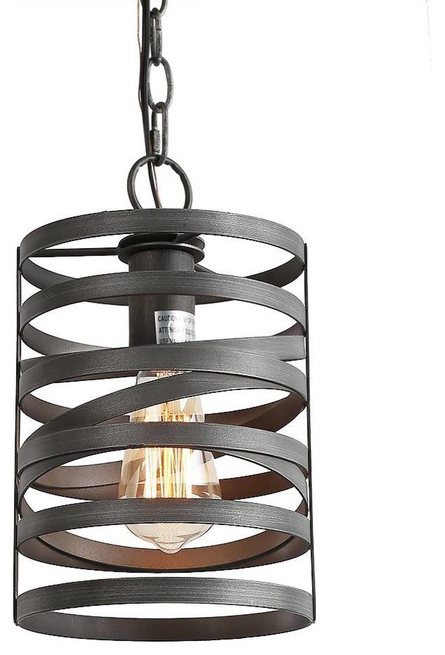 LALUZ 1-Light Pendant Lighting Iron Ceiling Hanging Lights