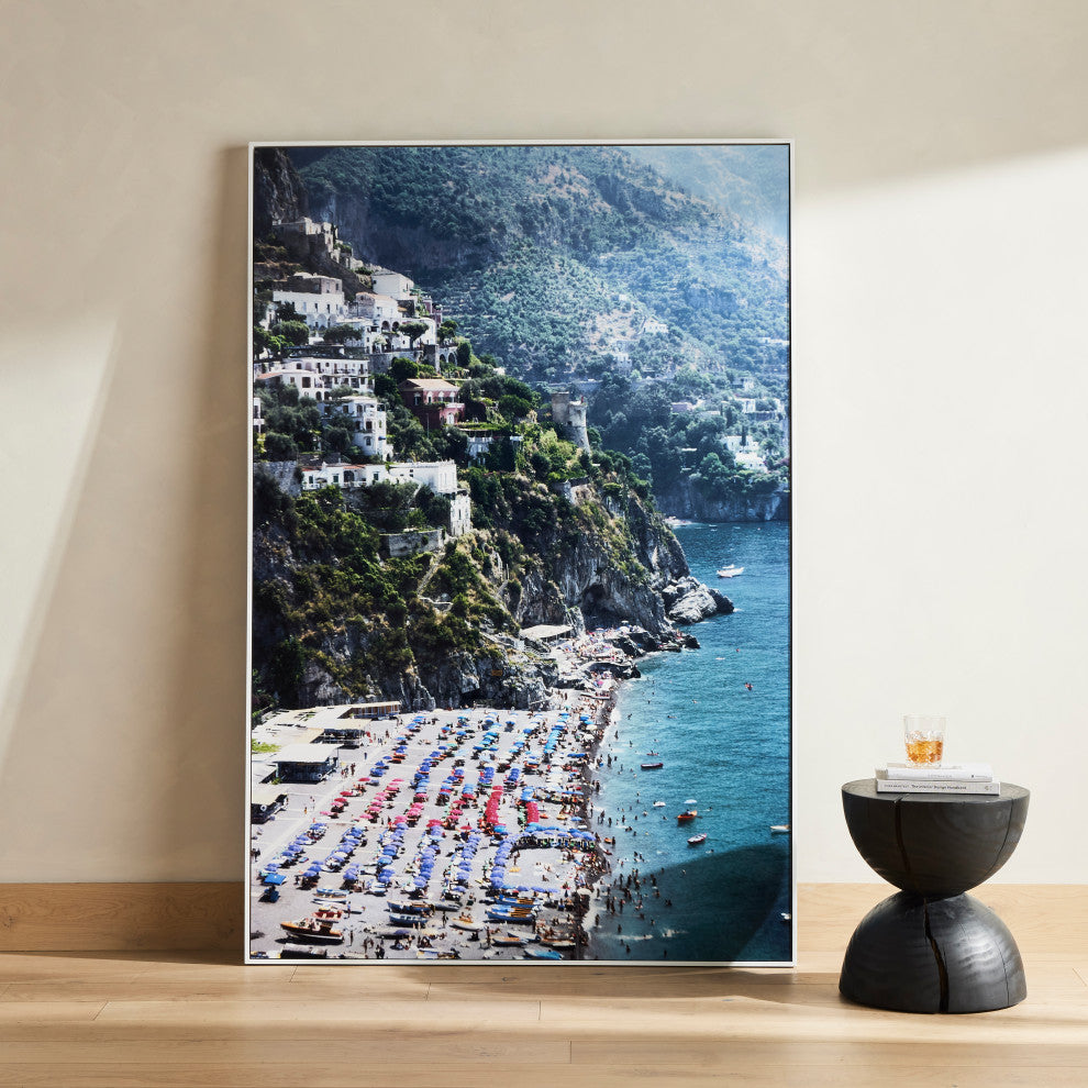 Beach, Positano By Slim Aarons