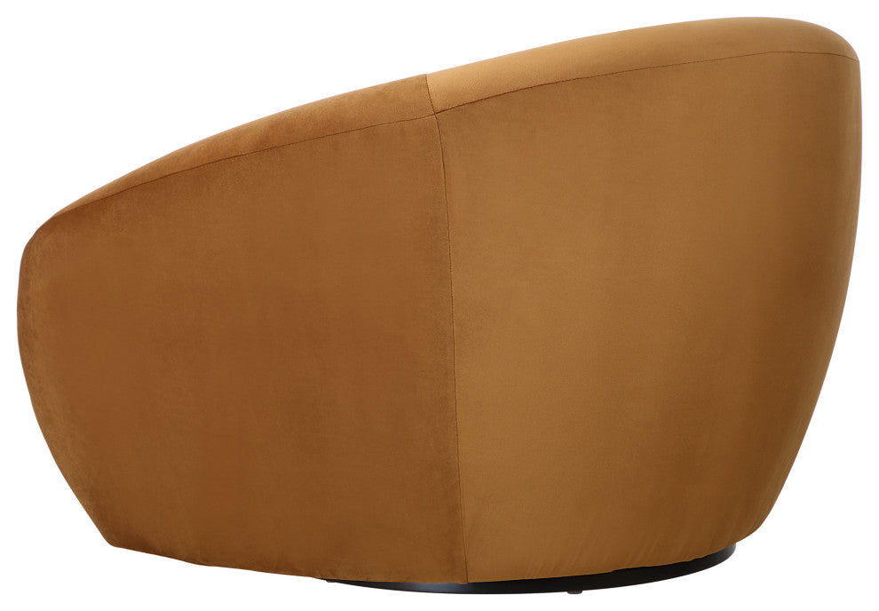 Uttermost DeSoto Hazlenut Swivel Chair