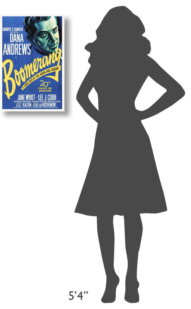 "Boomerang" Stretched Canvas Giclee by Hollywood Photo Archive, 15x22"