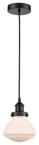 Innovations 616-1PH-BK-G321-LED 1-Light Mini Pendant, Matte Black
