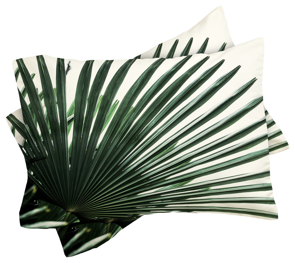 Mareike Boehmer Palm Leaves 13 Duvet Cover Set, Queen