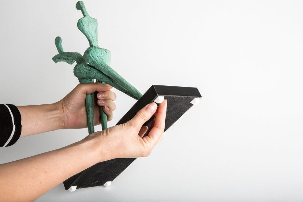 Square Adhesive Cabinet & Furniture Rubber Pads-BS04 .780"x.380"-25pcs, Black