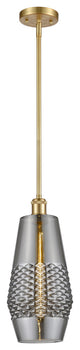 Innovations 516-1S-SG-G683-7 1-Light Mini Pendant, Satin Gold