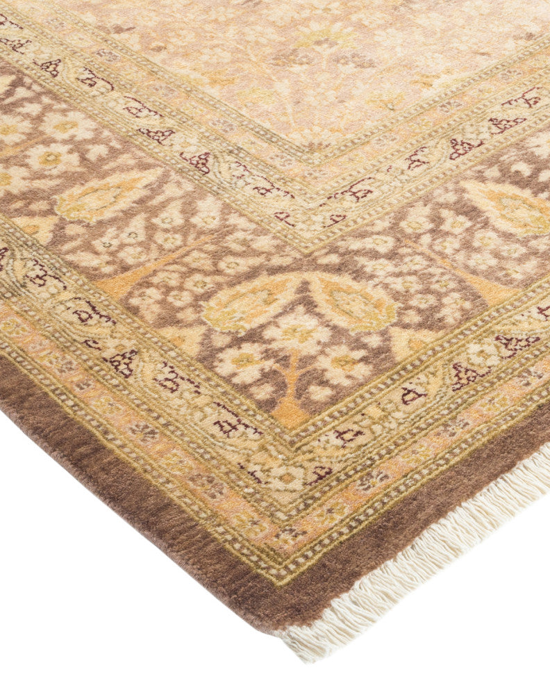 Quinn, One-of-a-Kind Hand-Knotted Area Rug Brown, 6'2"x9'1"