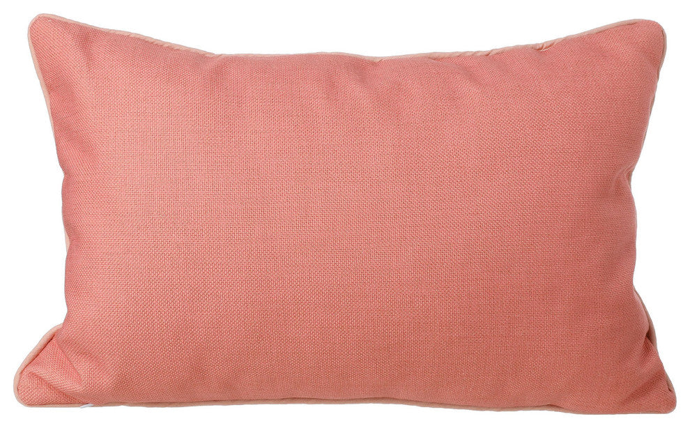 18" Faux Burlap Happy Mother's Day Floral Pillow