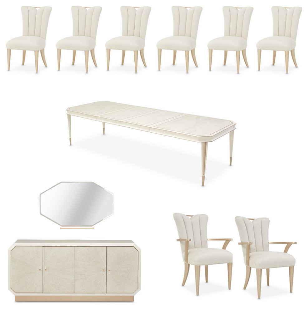 AICO Furniture La Rachelle 11 Piece Dining Room Set