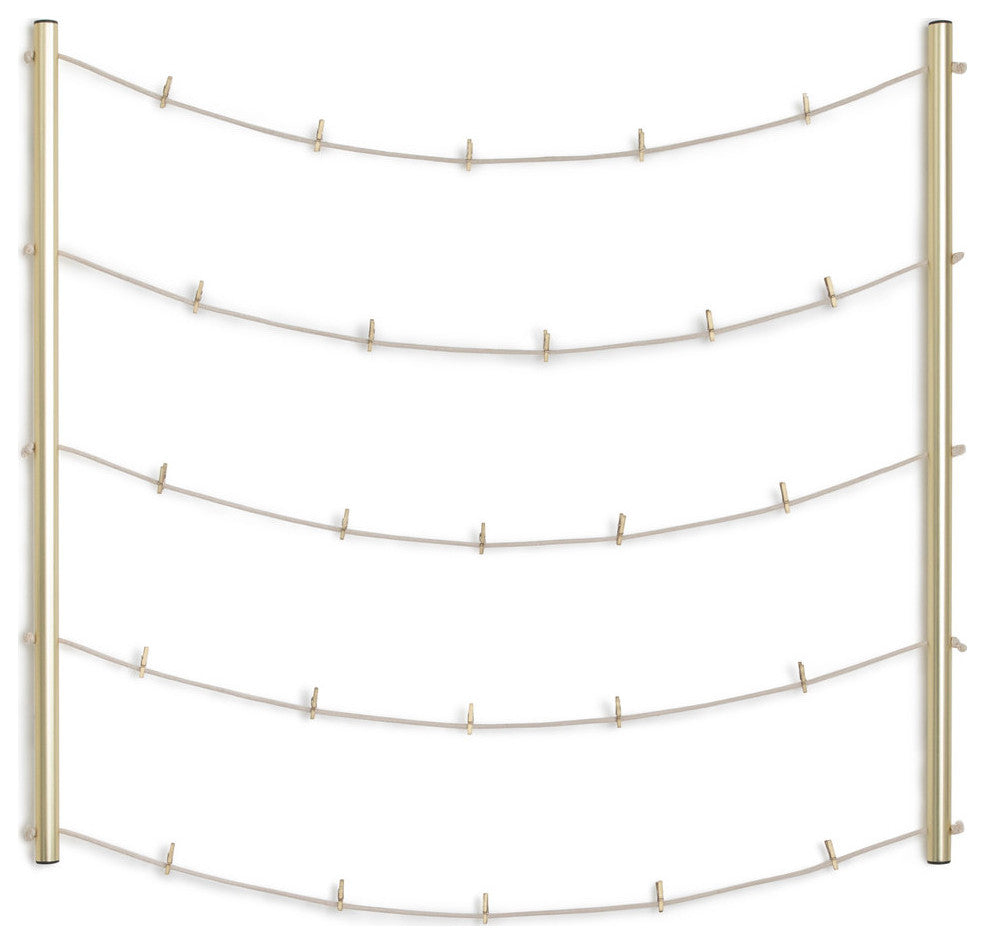 Hangit Photo Display, Matte Brass