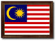 Malaysia Country Flag Canvas Print, 15"x21"