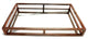 Elegance Copper Rectangular Mirror Stainless Steel Tray