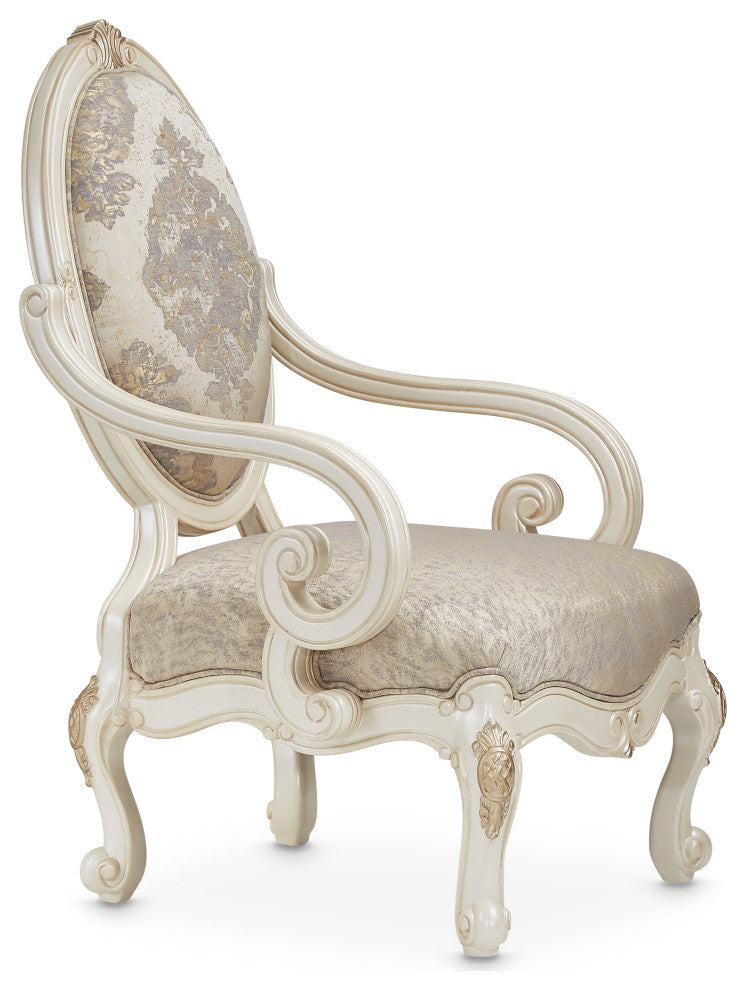 Lavelle Classic Pearl Oval Back Wood Chair, Mystic