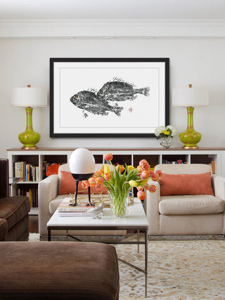 "Snap Snap" Framed Painting Print, 24"x16"