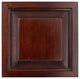 Coastal Kitchen Pantry Cabinet With Arched Doors, Concord Cherry