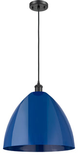 Innovations 516-1P-BK-MBD-16-BL 1-Light Mini Pendant, Matte Black