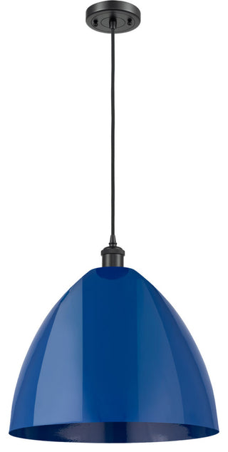 Innovations 516-1P-BK-MBD-16-BL 1-Light Mini Pendant, Matte Black