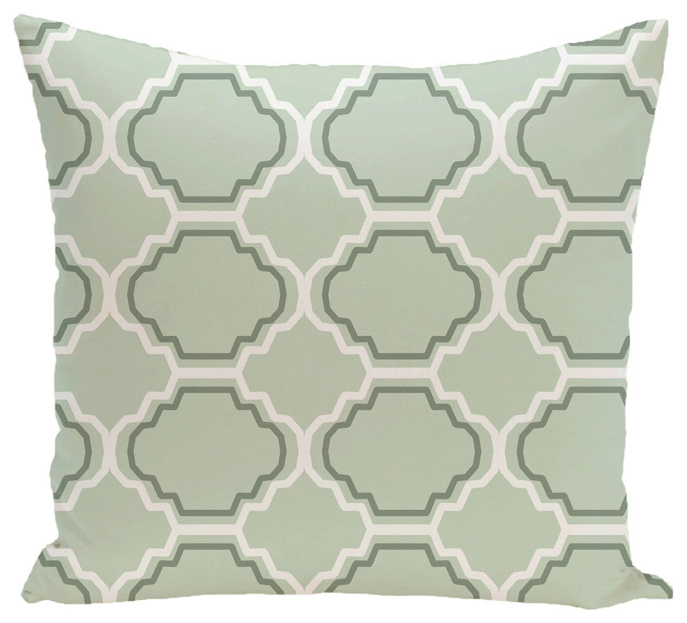 Road To Morocco Geometric Print Pillow, Half Pint, 26"x26"