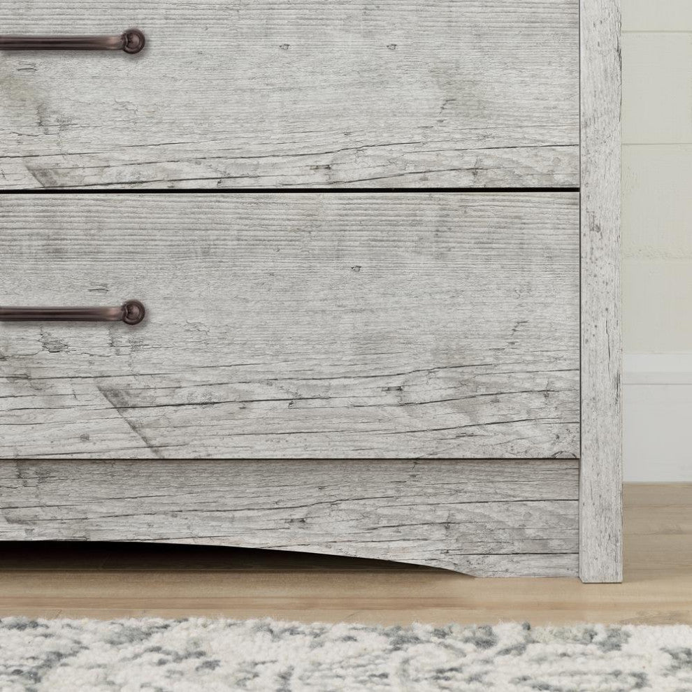 Helson 6-Drawer Double Dresser, Seaside Pine