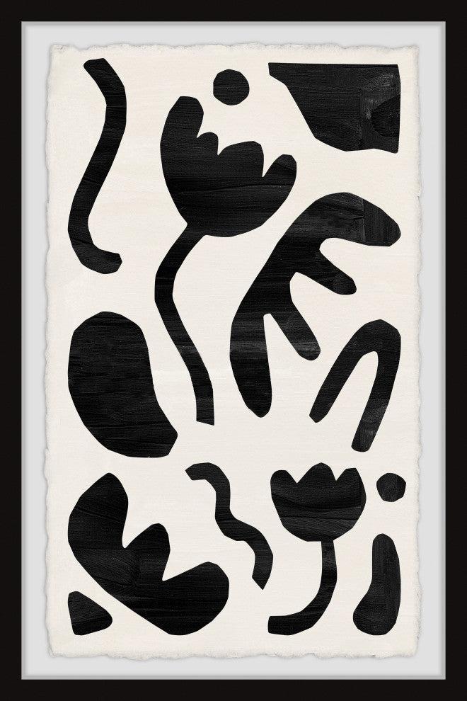 "Complicated Formation" Framed Painting Print, 24x36