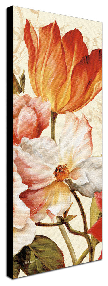 'Poesie Florale Panel I' Canvas Art by Lisa Audit