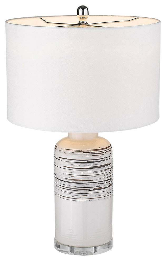 Trend Home 1-Light Polished Nickel Table Lamp