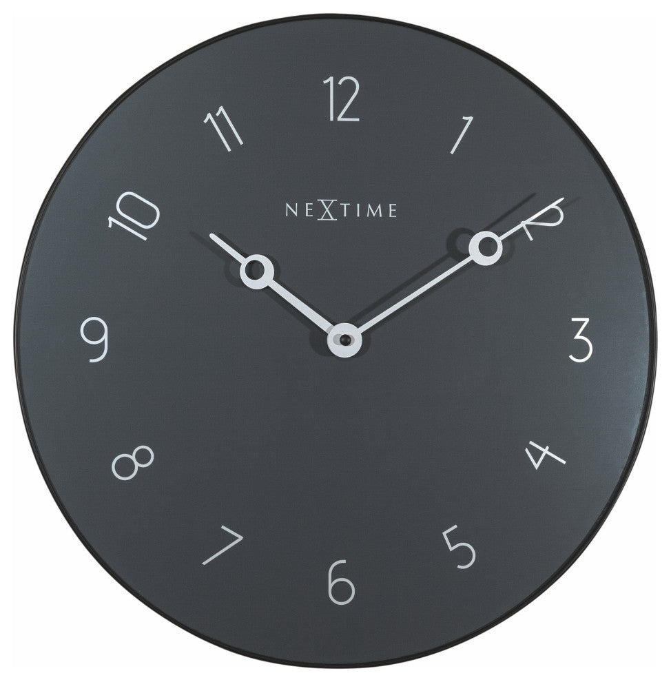 NeXtime Carousel Wall Clock, Greenish Grey