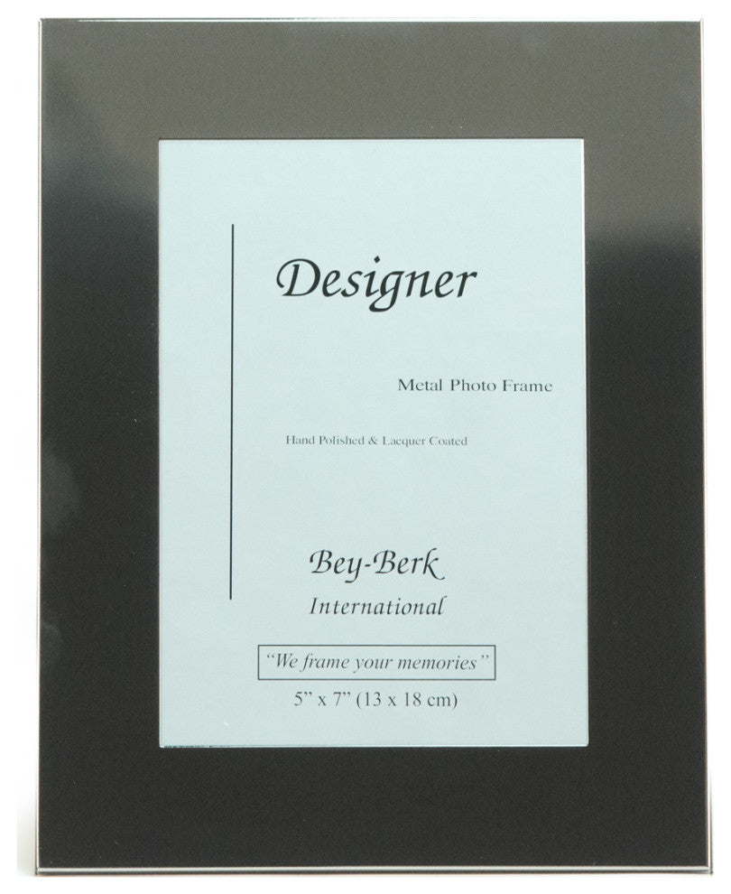 Gun Metal Plated Frame, 5"x7"